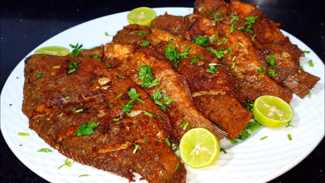 سمك مقلى بتتبيله أول مره هاتشوفيها والطعم ولا أروع وهاتنفسى بيها أى حد