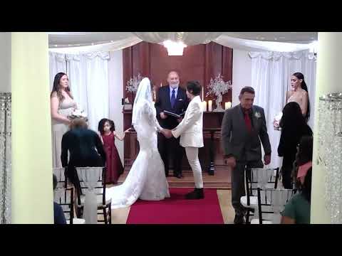 Sarah & Beau's November 12, 2022 ceremony at the Virginia Beach Wedding Chapel