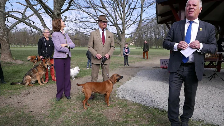 King Carl Gustaf, Queen Silvia and kings dog Brandie