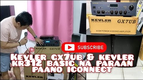 KEVLER GX7UB + KR312 SETUP basic tutorial & price