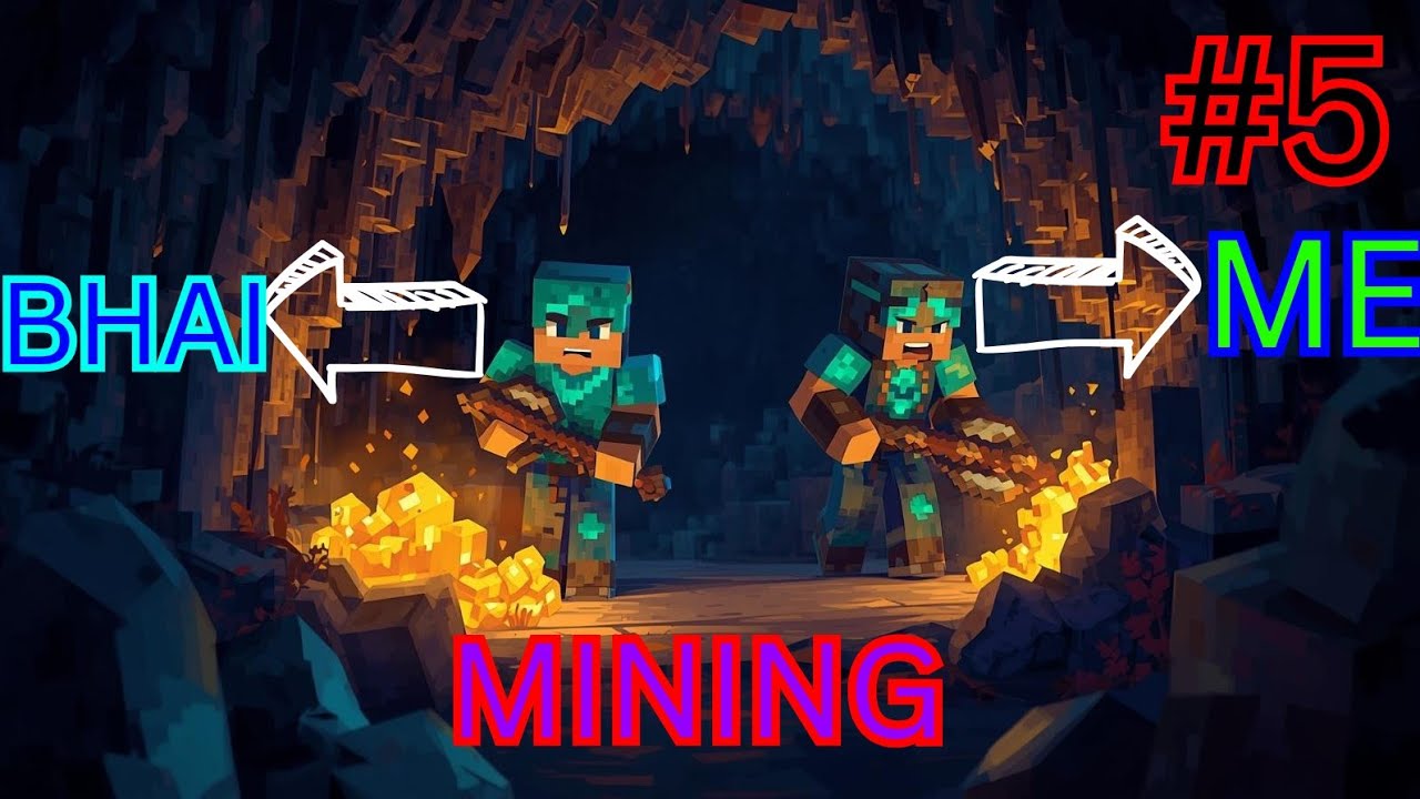 Minecraft fighting in cave survival journey #5 - YouTube