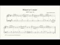 Bach Minuet In G Major BWV Anh 114 Organ 
