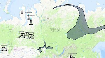 Месторождения Нефти, Газа, Угля и Урана в России на карте