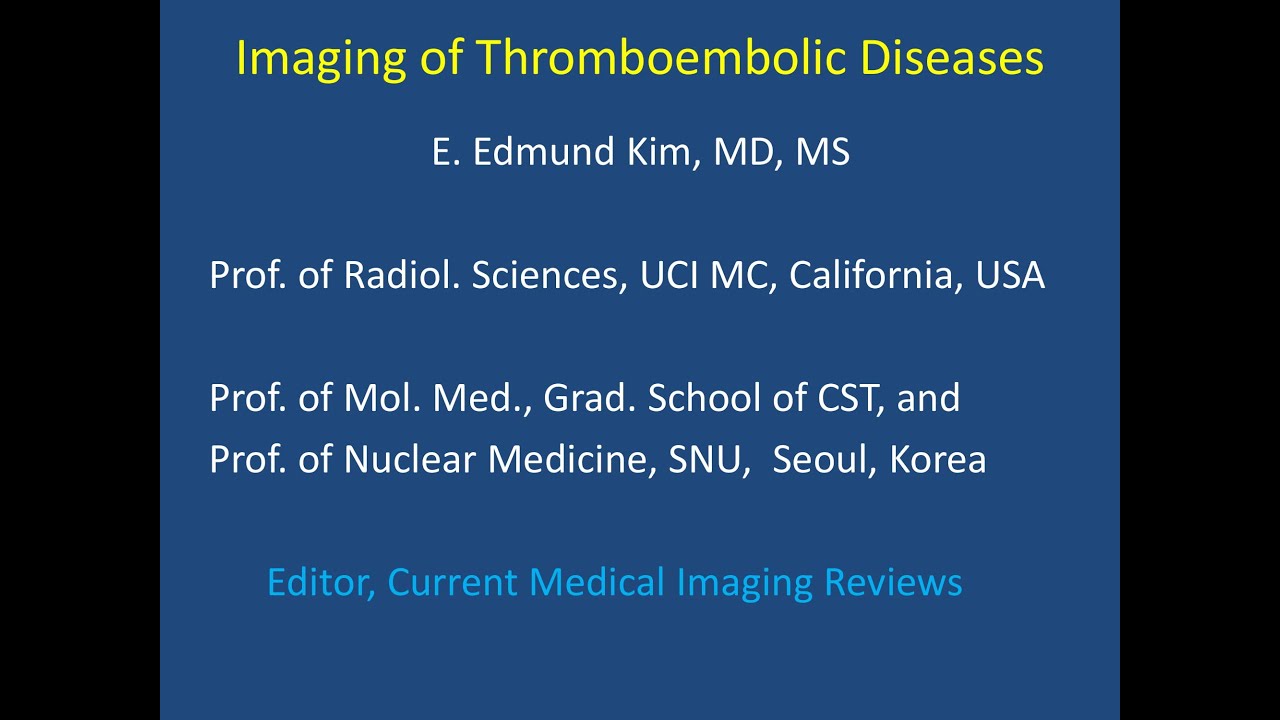 Updated lectures on " Thromboembolic Disease"