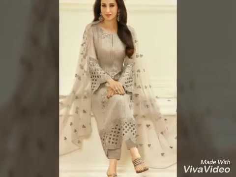 Peach Cotton Resham Embroidery Knee Length Kurti | Indian fashion dresses,  Indian bridal outfits, Fashion dresses