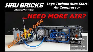 LEGO Technic Auto Start Air Compressor Build Your Own