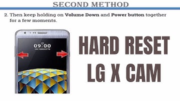 Hard Reset LG X Cam