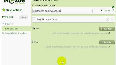 New Nozbe 2.0 getting things done productivity web application to manage projects online