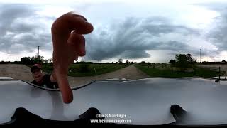 360 Video Of Close Range Lightning Strike In Pryor Creek,Oklahoma