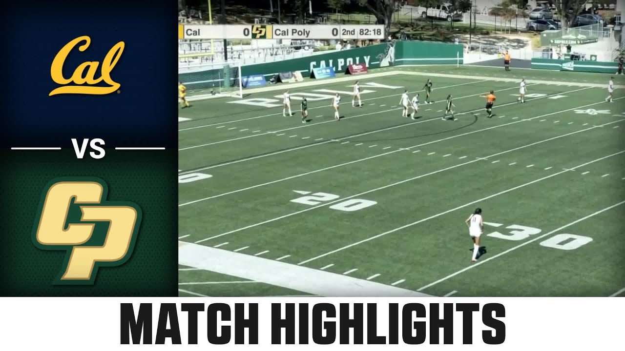 California vs. Cal Poly Match Highlights | 2025 ACC Women's Soccer