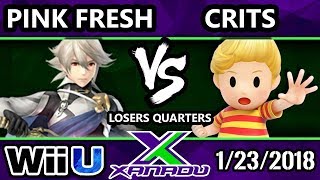 S@X 238 Smash 4 - VGBC | Pink Fresh (Corrin) Vs. Crits (Marth, Lucas) - SSB4 Losers Quarters