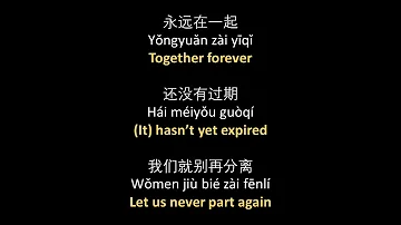 張紫豪 - 可不可以 // Zhang Zihao - Ke Bu Ke Yi, lyrics + pinyin + English translation