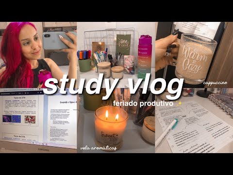 STUDYVLOG #3 | feriado de estudo e produtividade 🦋✨