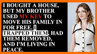 My Brother Used My Spare Key To Move His Family Into My House While I Was At Work...