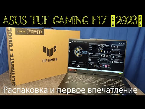 Видео: ASUS TUF Gaming F17 2023 - Распаковка и первые впечатления [FX707ZV4, Intel i7, RTX4060]