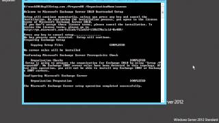 Microsoft Exchange Server 2010 SP3 (Installation or Configuration) on windows server 2012