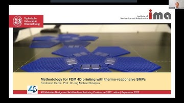 4DMDA-2022 - Ferdinand Cerbe - Methodology for FDM 4D printing with thermo-responsive SMPs