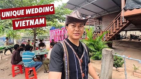 Unique Traditional Wedding Customs of a Jrai Bride and Kinh Groom in Ayunpa, Gia Lai 🇻🇳 #ThucBalo