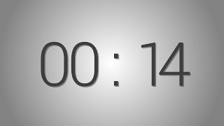 14 Seconds countdown Timer - 5 beep at the end | Simple Timer (fourteen sec)