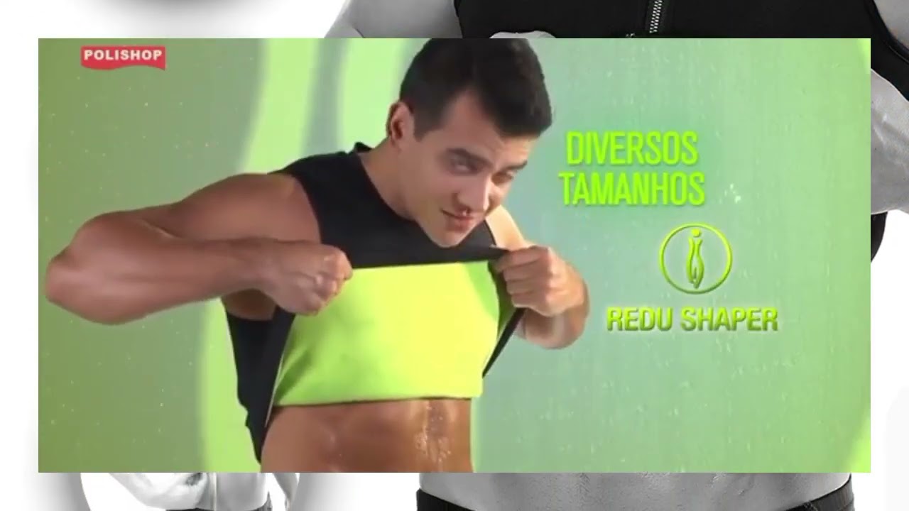 Cinta Modeladora Masculina Com Zíper Redu Shaper