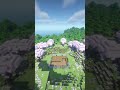 Minecraft Cherry Garden House 🌸   Cozy Build #minecraft