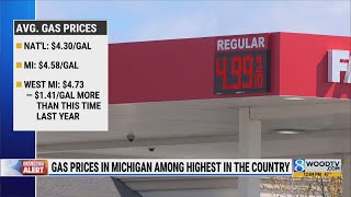 Grand Rapids drivers paying $4.99/gallon for gas