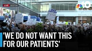 Brigham and Women's nurses are now on strike: 'We do not want this for our patients'