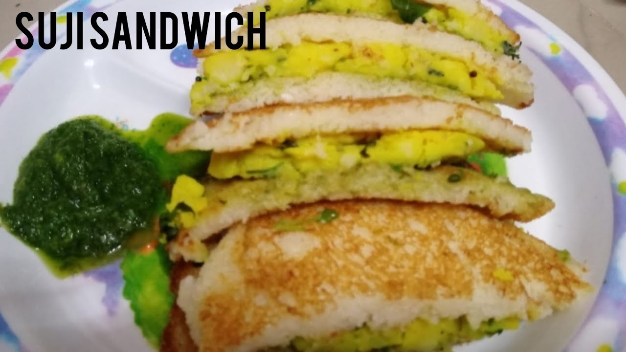 Suji Ka sandwich kaise banaye Bina bread ke.how to make suji sandwich