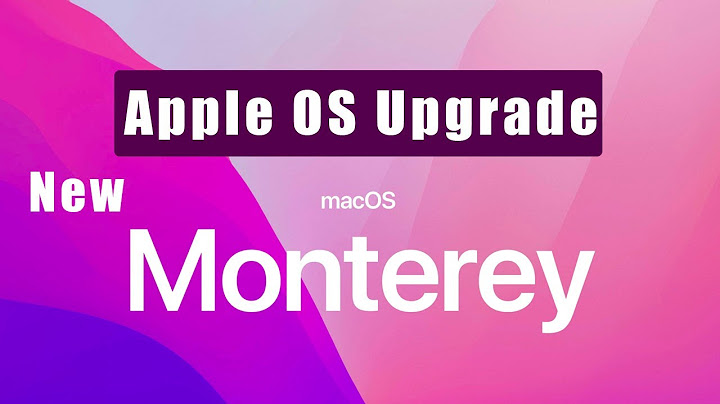 Why cant I upgrade my macOS to Monterey?