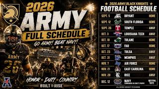 2026 Army Black Knights Football Schedule | Full Schedule