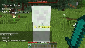 If Minecraft Had Turn-Based Combat