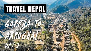 Gorkha to Aarughat For Manaslu - Day 2 - Offroad - December 2018 - Bike Trip in 2K