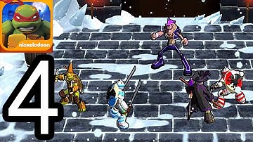 TMNT: Portal Power - iPhone Gameplay Walkthrough Part 4: Frost World