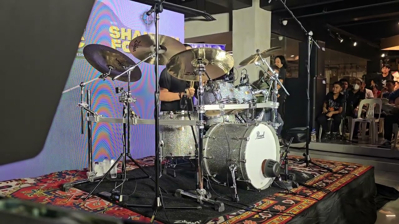 JB Music Flagship Drum clinic with Shannon forrest pt 7