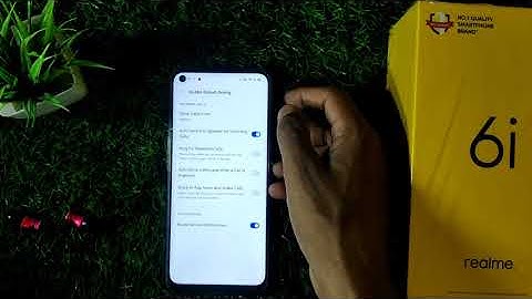 How to enable do not disturb driving mode or use on realme 6i