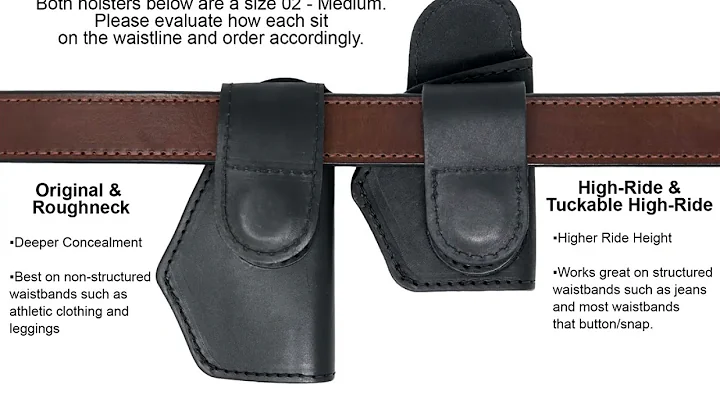 Comparing Original vs. High-Ride Magnetic Holsters