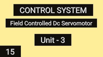 Field Controlled Dc Servomotor