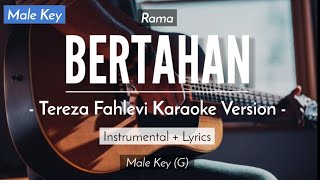 Bertahan (Karaoke Akustik) - Rama (Male Key | HQ Audio)