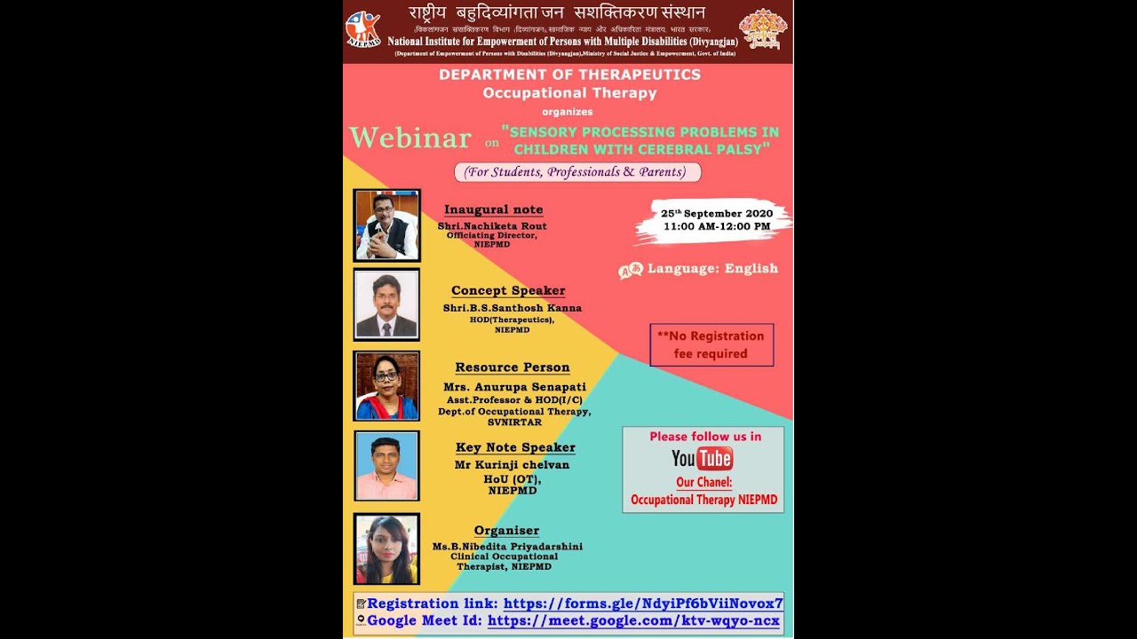 Sensory processing problems in children with cerebral palsy YouTube