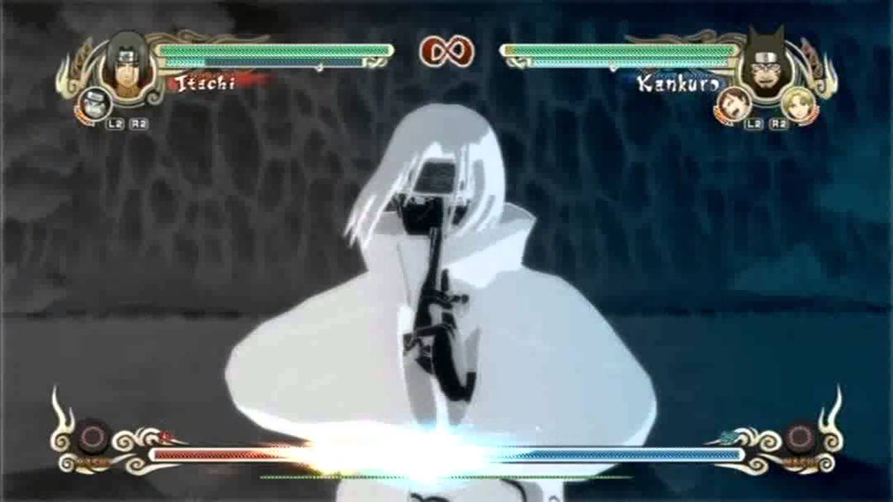 Naruto Storm 1 all characters interrupt Itachi's ougi ...