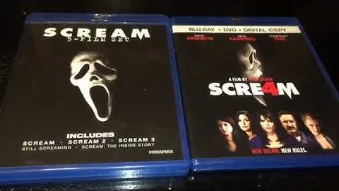 Scream Blu Ray Collection - Original to Custom Covers Project