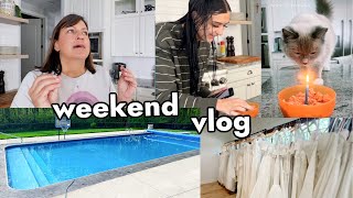 POOL'S OPEN, TATE'S BDAY, HOUSE CLEANING & MORE!