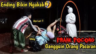 Prank Pocong ~Gangguin Orang Pacaran, Ending Bikin Ngakak | SUHU HOROR