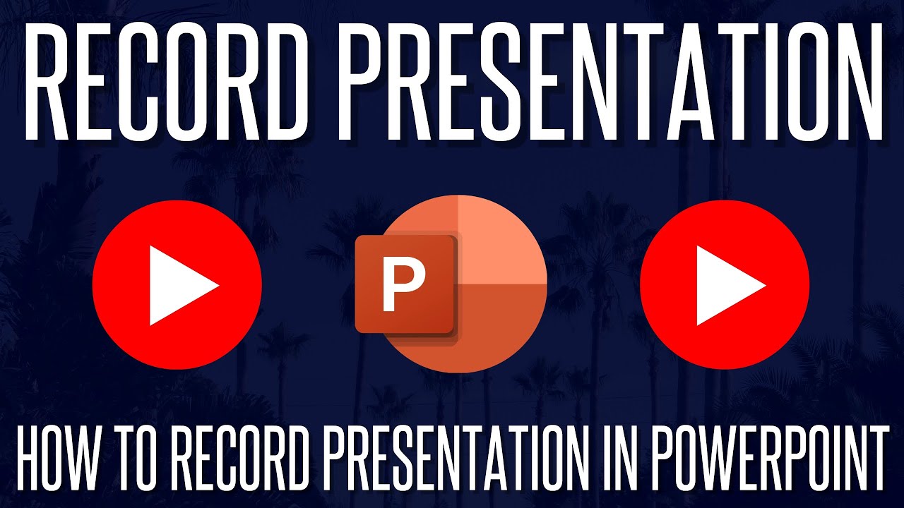 how to record a presentation using powerpoint