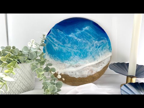 Epoksi Reçine Deniz DalgasıYapımı  - Epoxy Resin Beach Waves- Resin Art -DIY