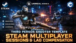 Real Online Multiplayer Test — Ultimate TPS Template for Unreal Engine 5