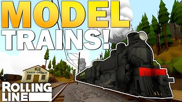 Desert Steam Locomotives DESTROY Each Other!!  -  Rolling Line Gameplay
