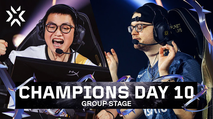 PRX vs. EDG - VALORANT Champions Seoul - Group Stage Day 10
