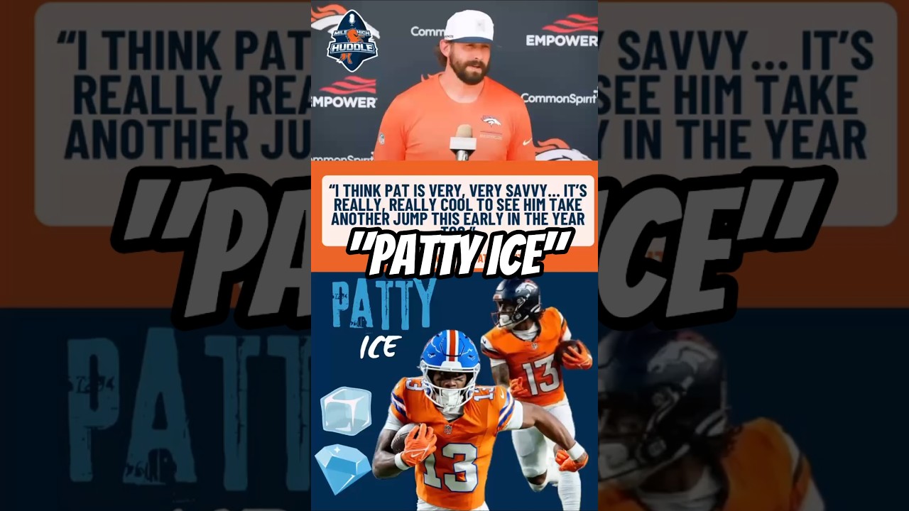 "Patty Ice" (Pat Bryant) gets props from #Broncos OC Davis Webb