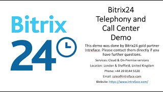 Bitrix24 Demos: Bitrix24 Telephony and Call Center (Outdated)